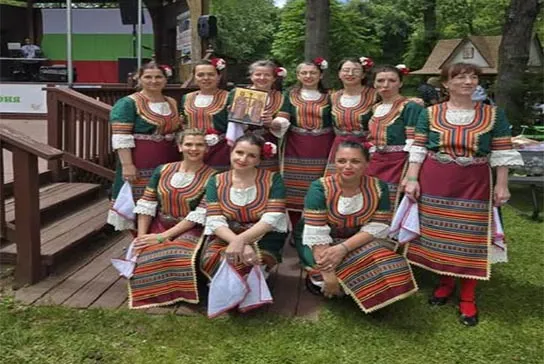 Members of Folkloristic Group Wielkopolanie wearing traditional Polish folk costumes at IEFF sri lanka November 2026