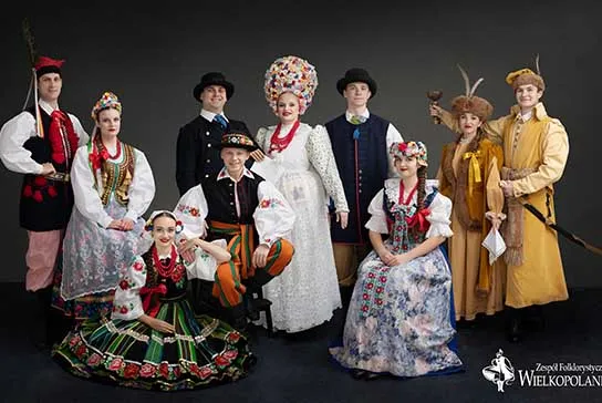 Members of Folkloristic Group Wielkopolanie wearing traditional Polish folk costumes at IEFF thailand October 2026